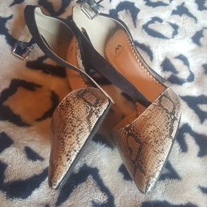 Reptile  low heeled shoe sz 11